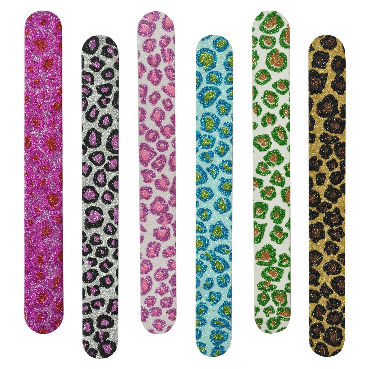 Nagelfiler Debra Lynn Glitter Animal Print Nail File Buffer 180/180