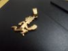 Free ship!Hot selling 18k gold plated samll 1'' stainless steel hatchetman charms pendant no chain ICP jewelry performer JUGGALO