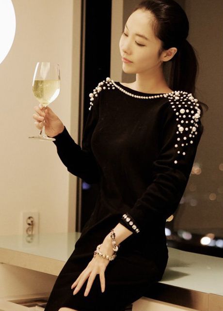 Hotsale Long Sleeve Black Korean Designer Sexy Back Club Dress With ...