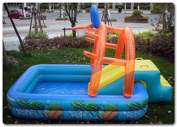 basketball inflatable pool