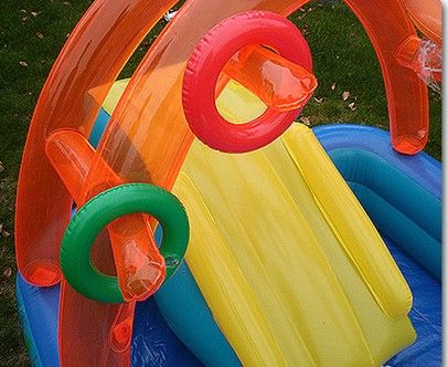 basketball inflatable pool