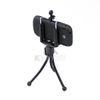 Mini Flexibele Statief + Universele Antislip Telefoon Klem Cellphone Houder Standaard 1/4 Schroef voor iPhone HTC Samung