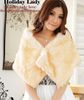 Piękny Koralik Faux Fur 5 Kolory Bezpłatny Rozmiar Wedding Wapna Bridal Wrap Szal Detaliczna Darmowa Wysyłka Party Akcesoria Futro Wrap Szal