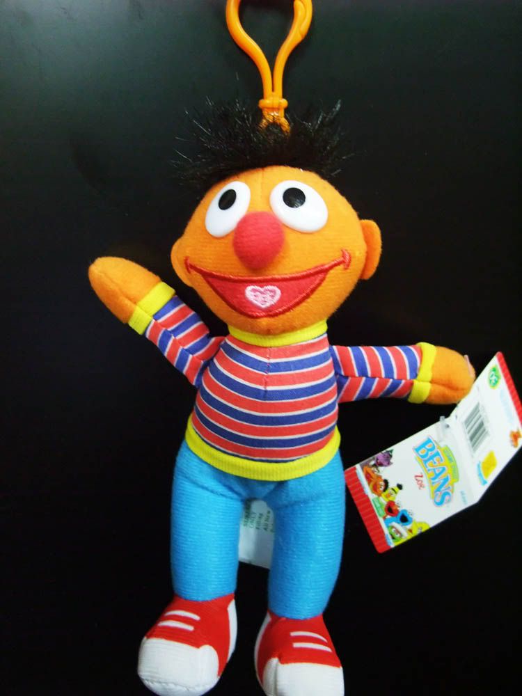 elmo plush keychain