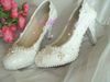 Sexy Lace Platform High Heels Clubs Round Toe Pumps Dress Shoes Wedding Bridal Shoes Woman Plus Size Shoes