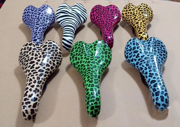 leopard bike seat