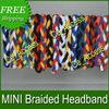 Faixa de cabeça de mini trançado garota headband trançado mini