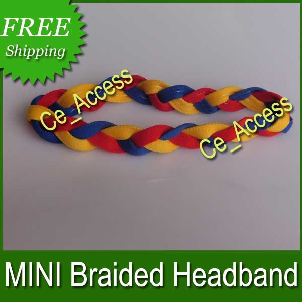 Faixa de cabeça de mini trançado garota headband trançado mini