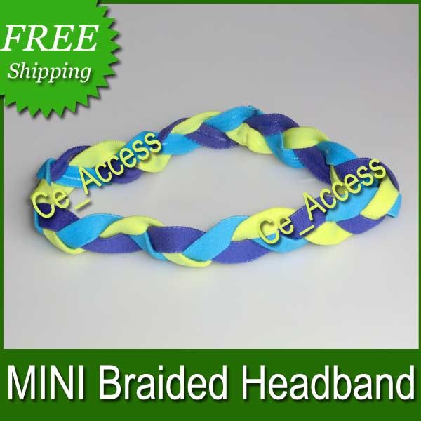 Faixa de cabeça de mini trançado garota headband trançado mini