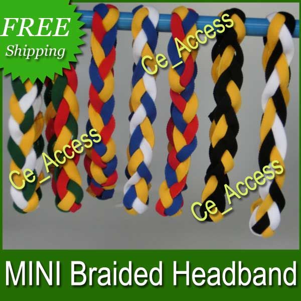 Faixa de cabeça de mini trançado garota headband trançado mini