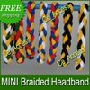 Faixa de cabeça de mini trançado garota headband trançado mini