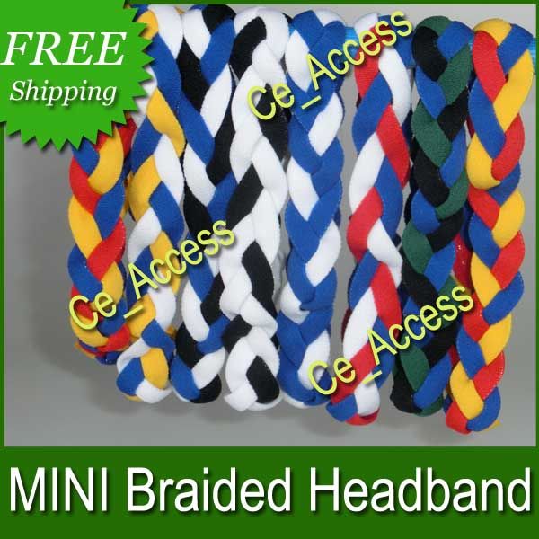 Faixa de cabeça de mini trançado garota headband trançado mini