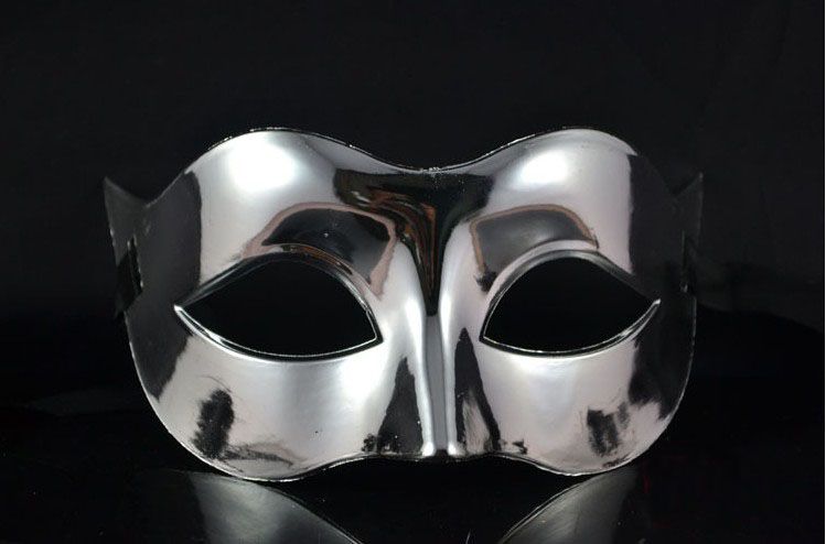 Herrenmaske, Halloween-Maskerade-Masken, Karneval, venezianische Tanzparty, Gesicht der Maske, gemischte Farbe #3702