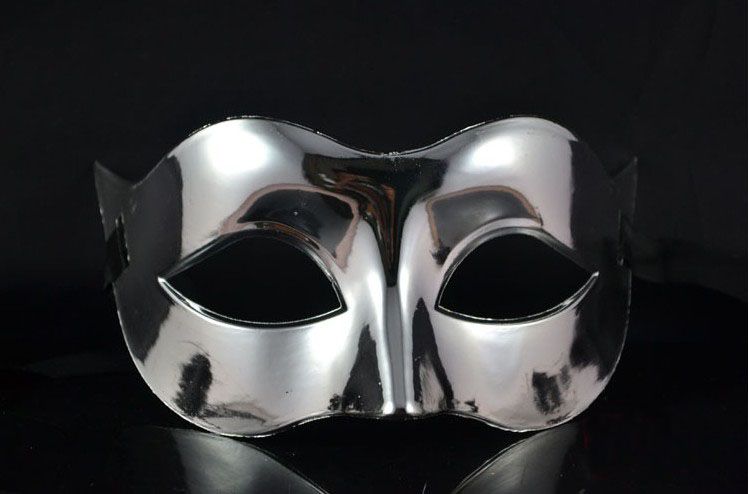 Máscara para hombre Máscaras de disfraces de Halloween Mardi Gras Fiesta de baile veneciano Cara La máscara Color mezclado # 3702