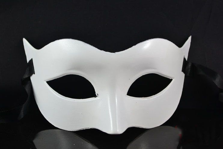 Herenmasker Halloween Masquerade Maskers Mardi Gras Venetiaanse dansfeest Gezicht Het masker Gemengde kleur # 3702