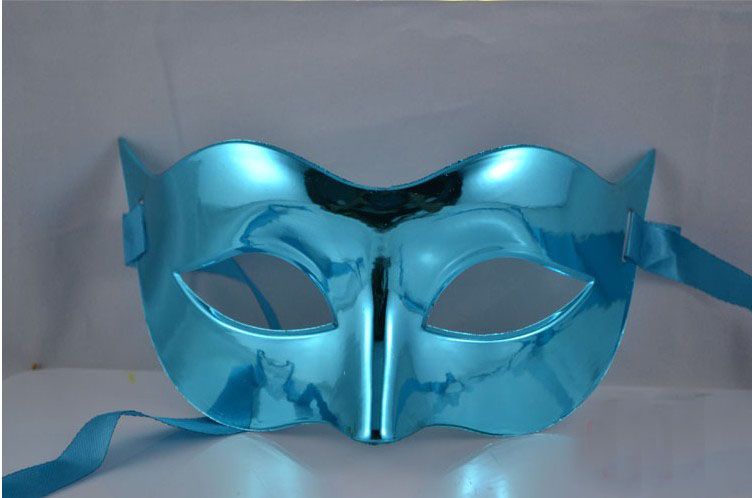 Herenmasker Halloween Masquerade Maskers Mardi Gras Venetiaanse dansfeest Gezicht Het masker Gemengde kleur # 3702