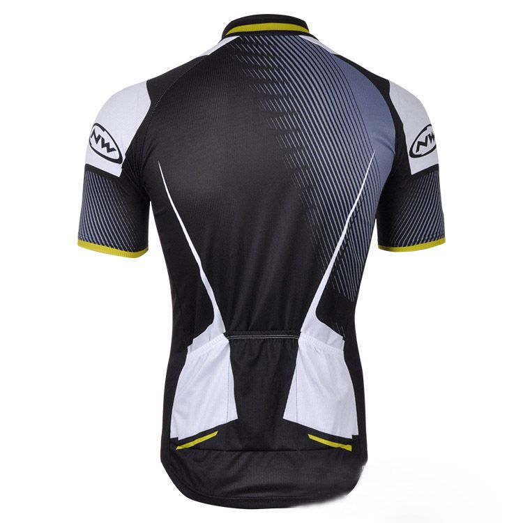 New Cycling Suit For Men Short Sleeve Black&White Perspiration Sunscreen