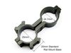 Tactical 1" Ring For Picatinny 20mm Barrel Mount Scope Laser Flashlight Torch