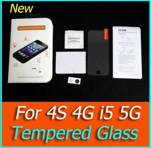 Glass Premium Tempered Glass Screen Protector iphone Glass Film Anti-Scratch shatterproof Protector For iphone 5 4s 4G