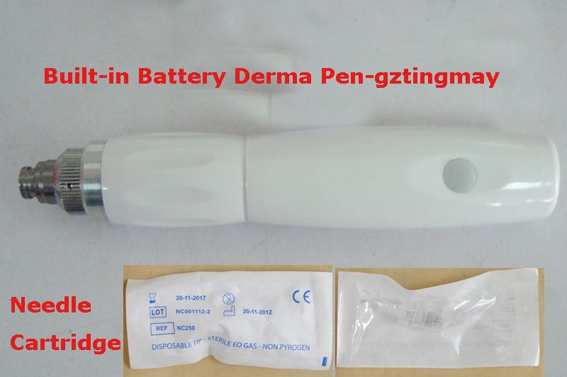 Derma pen met ingebouwde batterij elektrische derma -stempel trillende huid rejuvnation pen in 20157980265