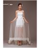NEW Arrival ! 3 wearing of clothes methods detachable wedding dress A Line High Quality Bridal Strapless Lace Tulle Summer Wedding Dresses