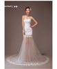 NEW Arrival ! 3 wearing of clothes methods detachable wedding dress A Line High Quality Bridal Strapless Lace Tulle Summer Wedding Dresses