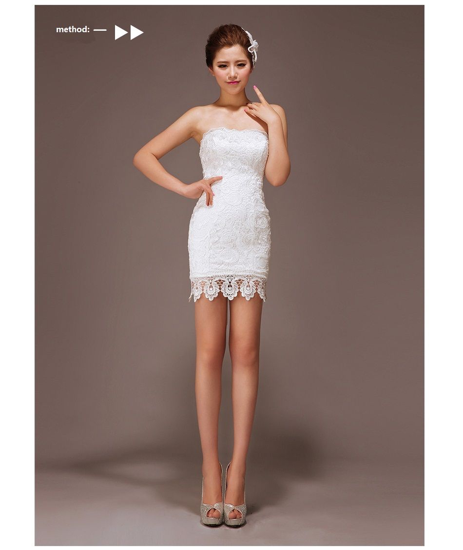 새로운 도착 ! 옷을 입은 탈착식 웨딩 드레스 3 입고 라인 고품질의 신부 Strapless 레이스 Tulle의 여름 웨딩 드레스