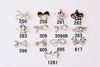 Nail Art Supplies 50pcs / Lot Stor Storlek Nail Tips Dangle Smycken Konst Dekoration 3D Nail Bows Dekoration Metal