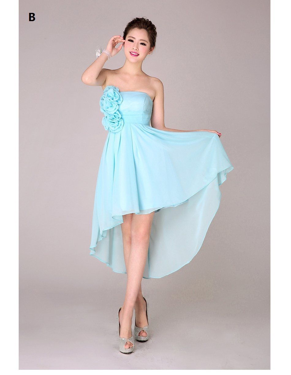 New Beach Wedding Bridesmaid Dresses Mixed Styles Short Knee Length Wedding Party Beaded Cheap Chiffon Bridesmaid Dresses9716071