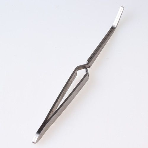 

Tools Hands Curved Tweezes Stainless Steel rhinestone picker 1 pcs / bag Nail Art Rhinestone Nipper Clipper Picking F Nipper Tools