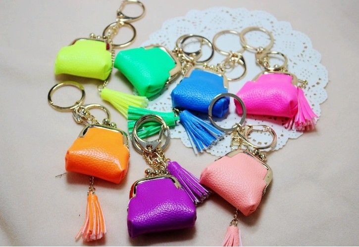 Small Wallet With Keychain