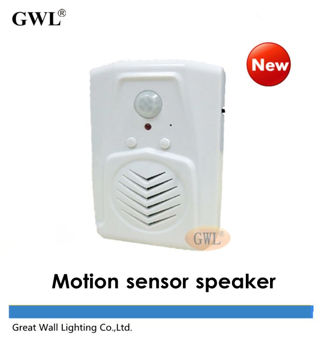 Pir Motion Sensor Speaker Campaign Recorder Sound Box Infrared Player Microsound New