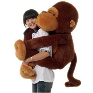 peluche singe geant
