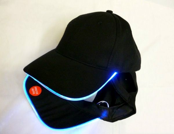 Ontwerp LED Light Hat Party Hoeden Jongens en Grils Cap Baseball Caps Mode Lichtgevende Verschillende Kleuren Aanpassing Grootte Gratis