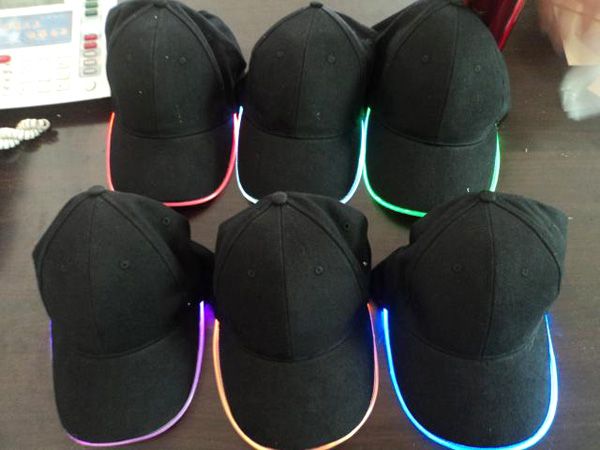 design led light hat party hats boys and grils cap baseball caps fashion luminous different colors adjustment size free