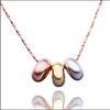 Fashion Prom Jewelry 18K gold plated circle pendant necklace Top quality free shipping 10pcs/lot