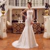 2016 Cheap Beach Wedding Dresses with Sexy Strapless Glamorous Mermaid Backless Lace-up Back Sweep Train Bride Gowns Free Shipping