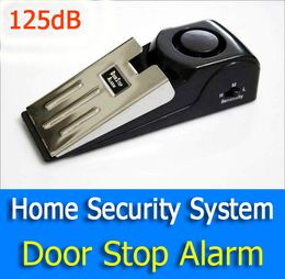 125dB Practical Super Window Door Stop Alarm Burglar Alarm Home Security System Battery Powered for Home Indoor 2pcs/lot