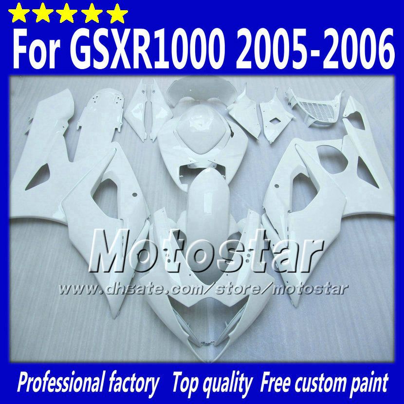 Injektionsformmissioner för Suzuki GSXR1000 05 06 GSX-R1000 2005 GSXR 1000 2006 K5 Eftermarknad Fairing Body Repair Parts