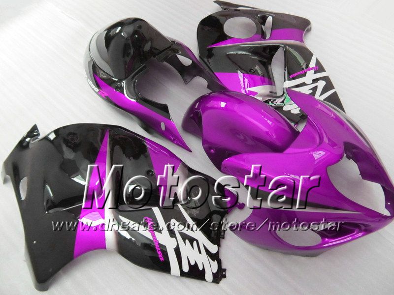 7 regali kit carene suzuki gsx1300r hayabusa 1996 2007 gsx 1300r 9607 gsx1300r nero lucido viola carenatura bdoy set sf15