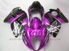 7 Gifts fairings kit for SUZUKI GSX1300R hayabusa 1996 - 2007 GSX 1300R 96-07 GSX-1300R glossy black purple fairing bdoy set Sf15