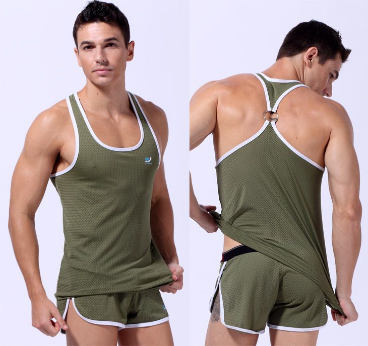 Promotion Brand New Sexy Men Tank Tops Sleeveless Vest Dry Easy Tops