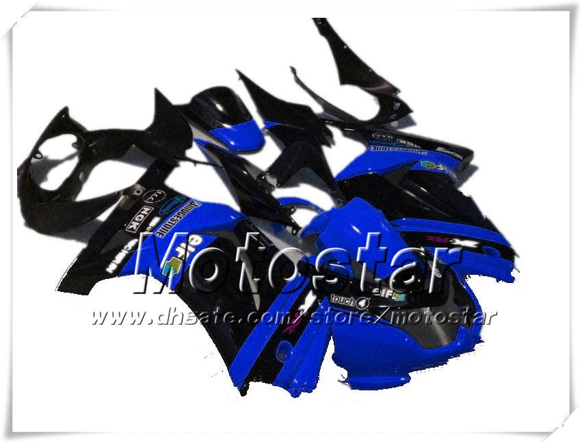 7 подарков обтекатели набор для ниндзя 250R ZX250R ZX 250 2008 2009 2010 2011 2012 EX250 08-12 синий черный корпус обтекателя Sf94