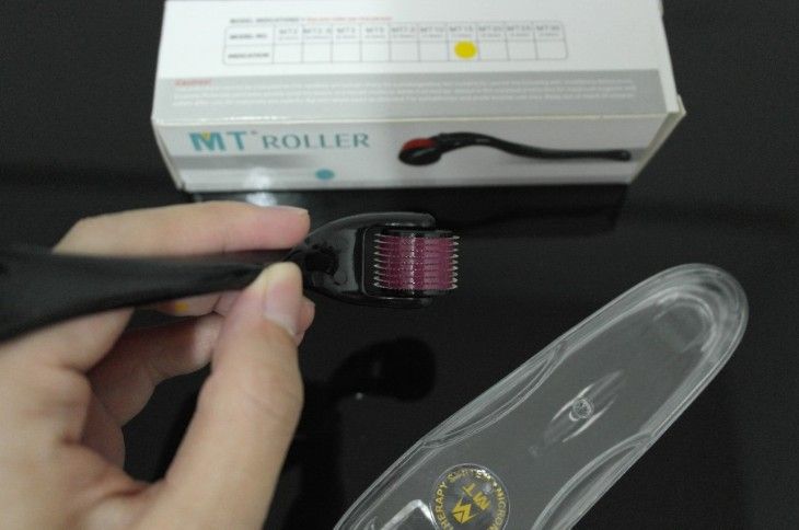 Mt Derma Roller z 540 Micloneedles Roller Skin Dermatology Therapy Skin Beauty Dermaroller 0.2mm-3.0mm