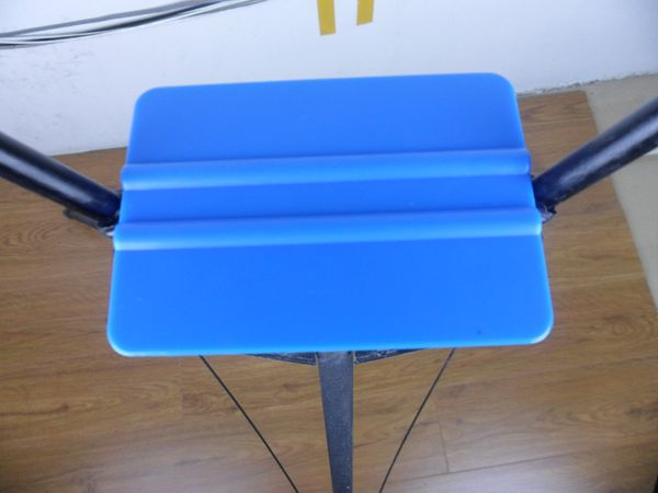 

3m pla tic blue color car vinyl film ticker wrapping tool flexible craper queegee ize 10 00 cm 7 00 cm fedex hipping