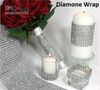 4.5 inch Bling Diamond mesh Wrap ribbon Rhinestone Mesh Crystal Ribbon