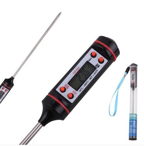 Digitale kookvoedsel sonde vlees thermometer keuken bbq pen type thermometer 10 stcs