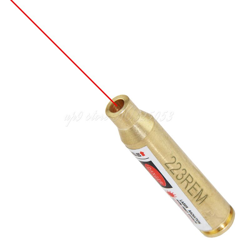 Tactical Hunting Riflescope Laser Red Dot 223REM Brass Cartridge Bore