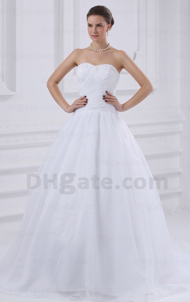 gown in white colour