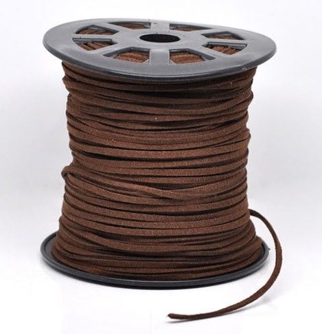 1 Roll95m 25mm15mm Velvet leather fabric rope suede cashmere necklace cords DIY Materials Accessories 9941540